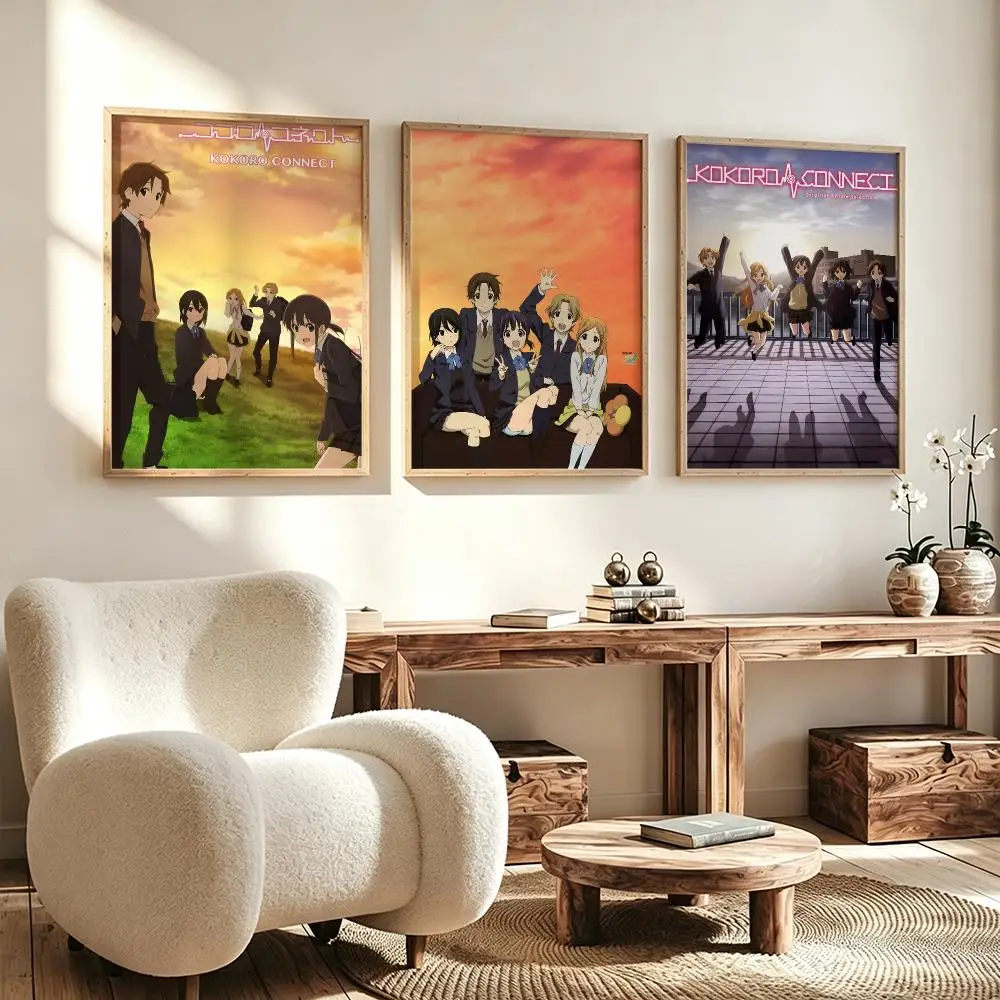 Modern Aesthetic Wall Art Poster anime Kokoro Connect Poster for Office Home Decor Interior Large Wall Picture Print