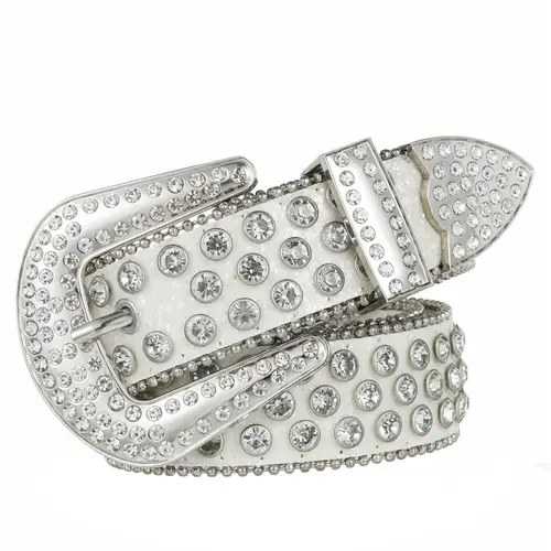 Cinturón occidental de diamantes para mujer, cinturón decorativo de cuentas de moda, cinturón de Jeans Punk, múltiples colores, 135cm