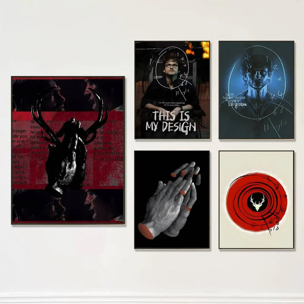 

Hannibal Will Graham Poster Prints Wall Art Picture Painting Gift Living Room Restaurant Bar Large Dec Sticker