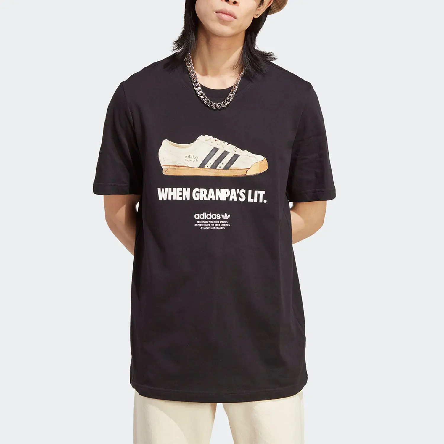 

Adidas Official Genuine Summer New Men's Breathable Casual Sports T-Shirt IC8872