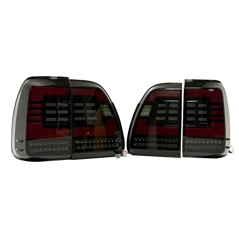 4PCS Car Modified LED Rear Lights LX470 for LEXUS UZJ100 Brake Lamp Turn Singal 1998-2007 Reversing Light