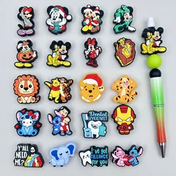 10PC DIY Cartoon Mini Silicone Beads Nipple Chain Bead Pen Bead Jewelry Accessories Focal Bead Food Grade Silicon For Baby Toys