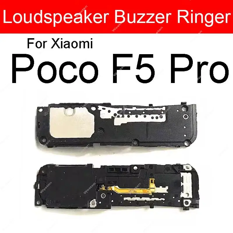 Loudspeaker Sound For Xiaomi Poco C31 C40 C50 C51 C55 X5 F5 M5 M5S M4 Pro 4G 5G Loud Speaker Buzzer Ringer Flex Repair Parts