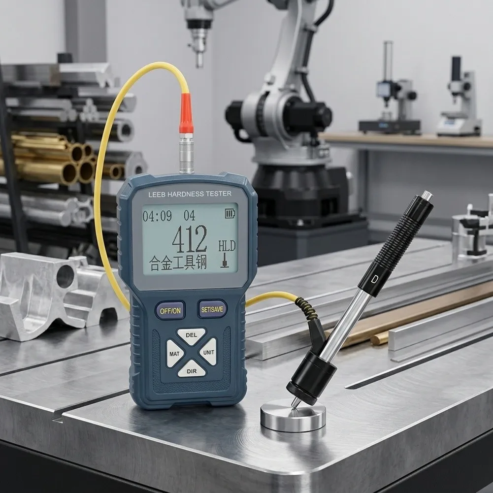 Hardness Tester with Backlight Function for Low Light Environments and Clear Readability Under Direct Sunlight