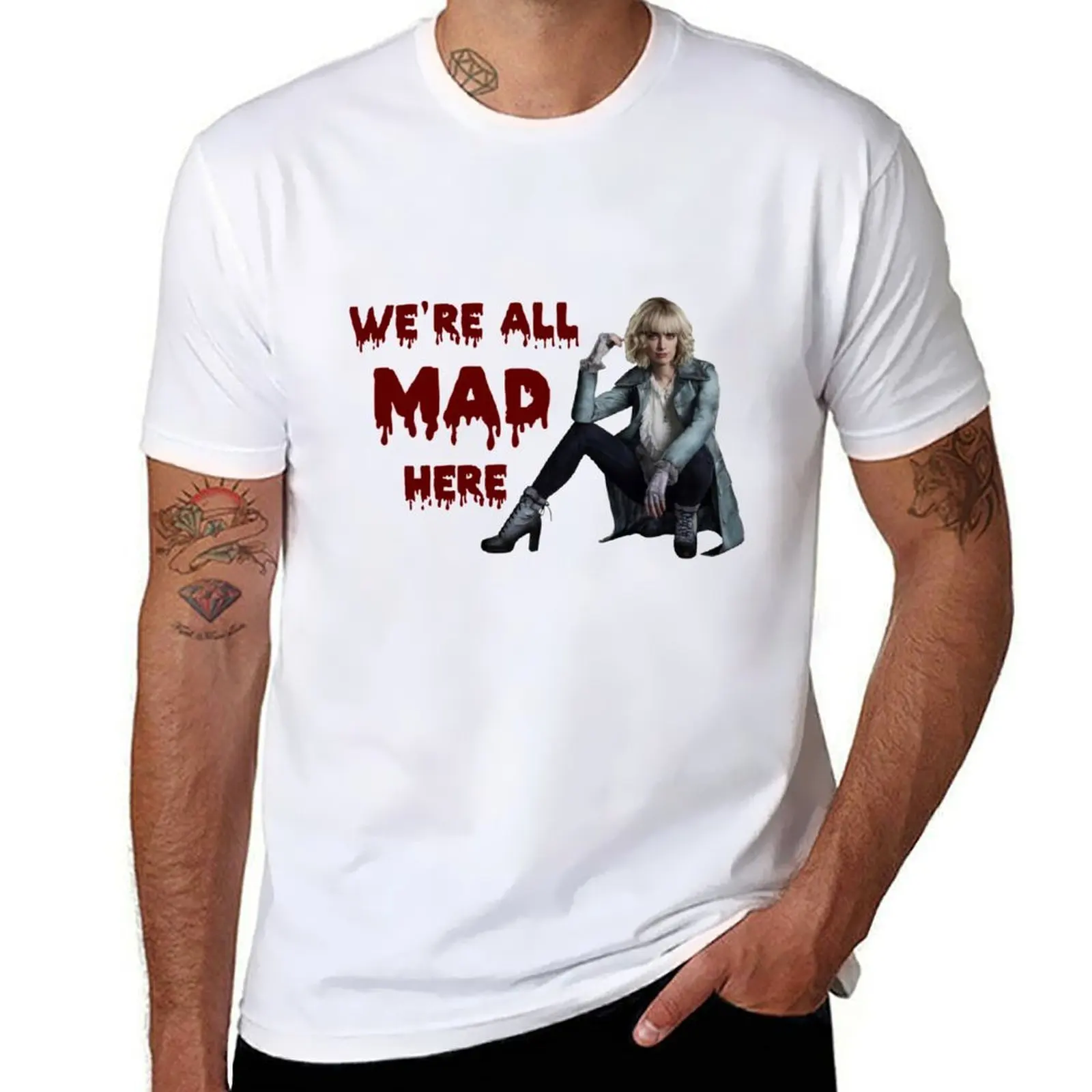 Футболка "Мы все здесь немного полоумные"