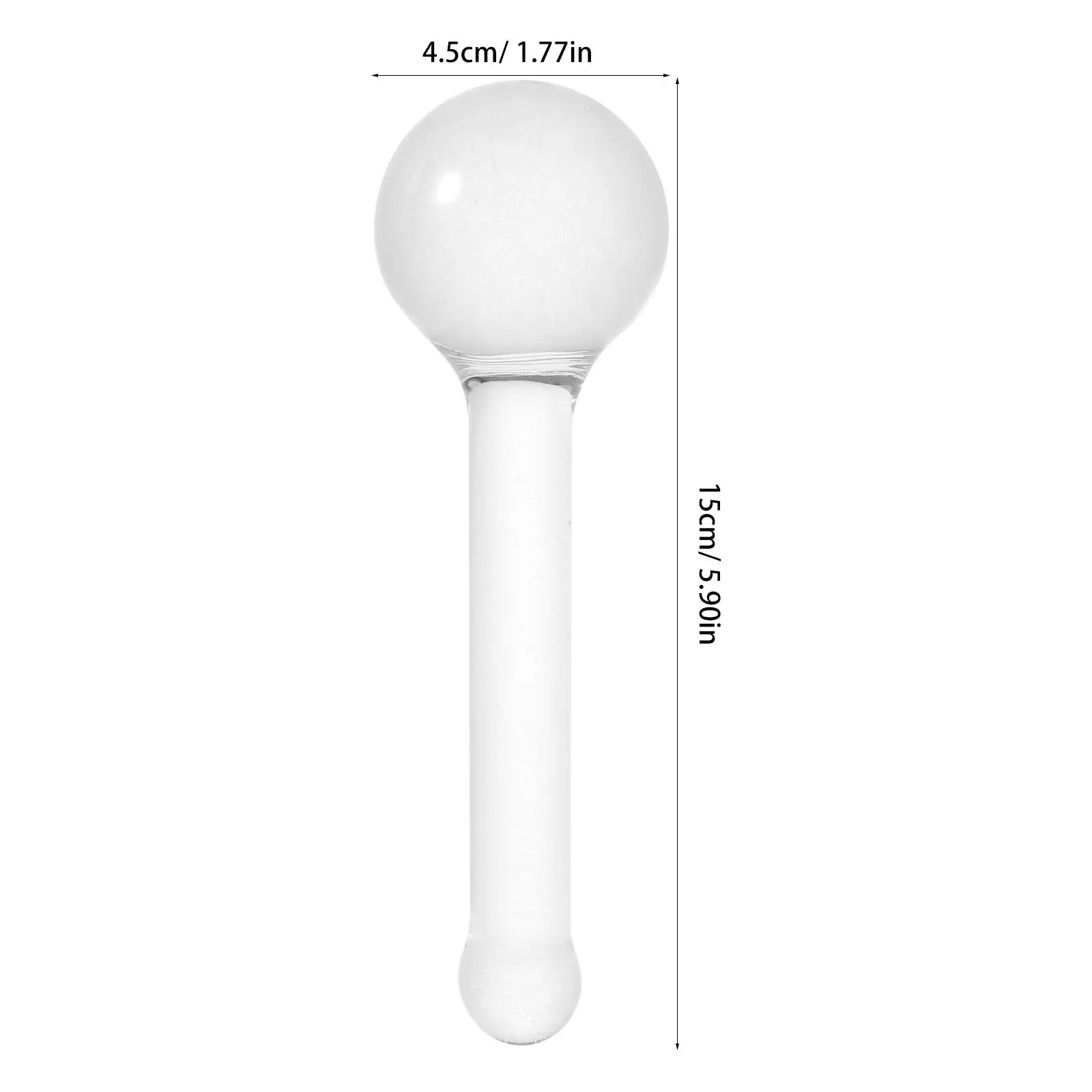 Glass Pestle Grinding Tool Mineral Pigment Paint Mixer Replacement Pestle Only for Watercolor Oil Painting Artist Supplies