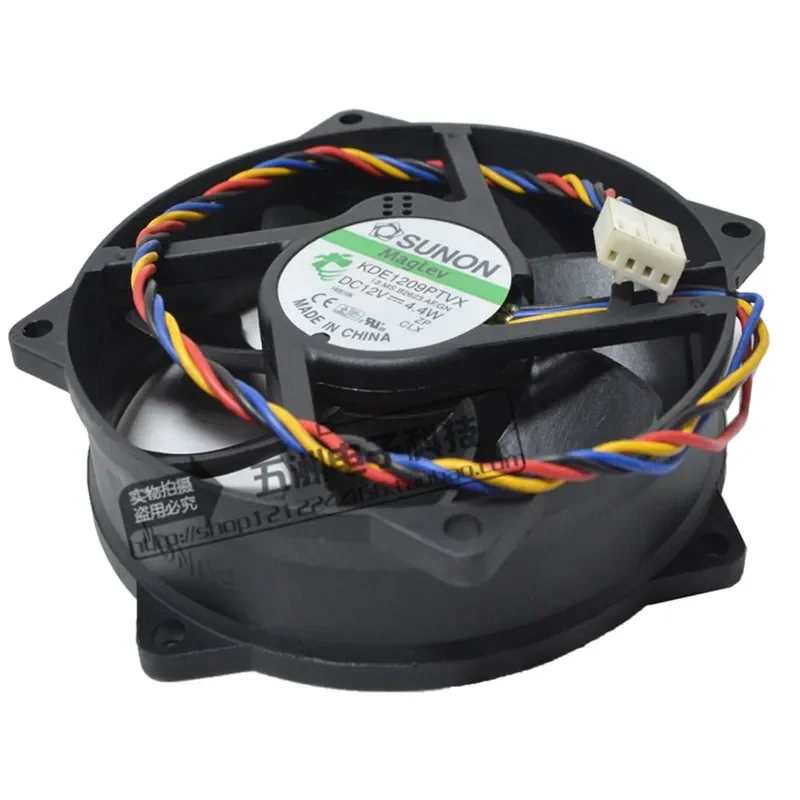 for Jianzhun SUNON 9cm 9025 4-pin Maglev Fan KDE1209PTVX 12V 4.4W Round