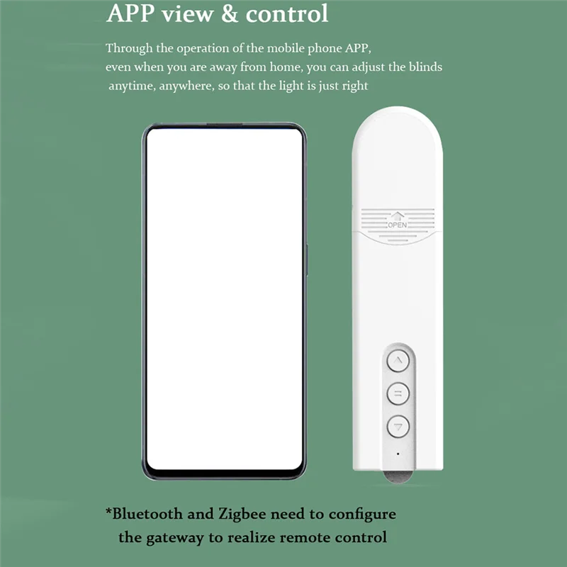 Elegante driver per motore cieco intelligente Tuya + gateway Bluetooth automatico per tapparella elettrico per tende di sollevamento