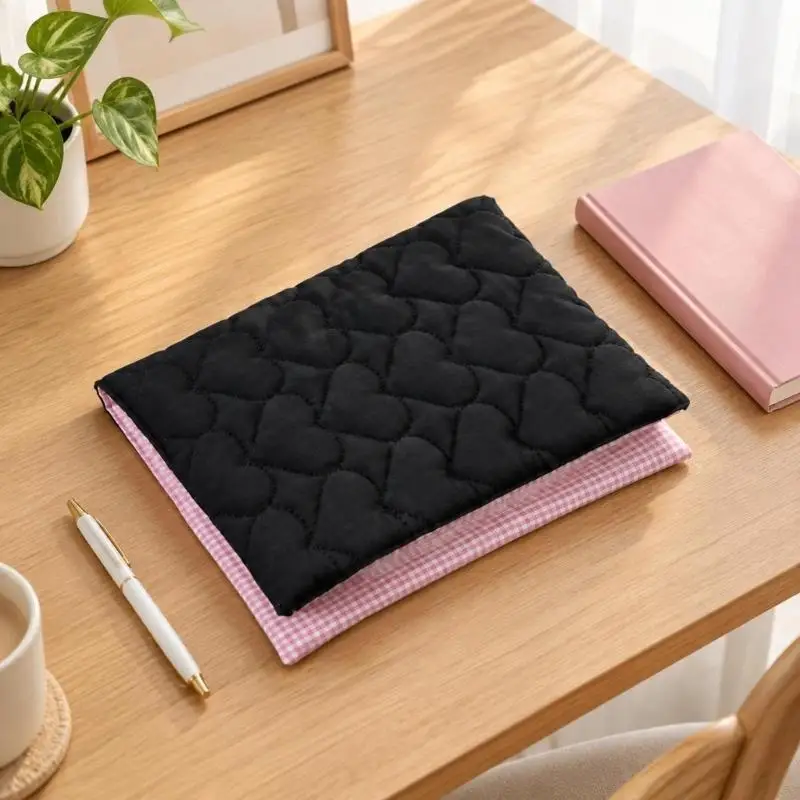  Quilted Notebook Wrap with Washable Fabric and Padded Interior