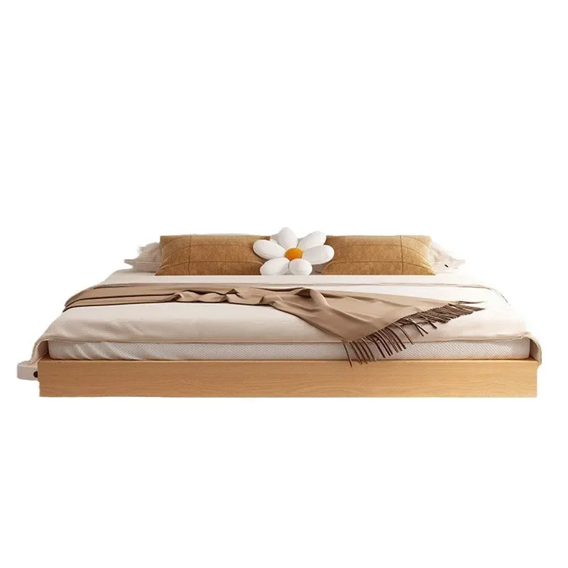 

Solid wood, Japanese style, suspended bed, household, master bedroom, double, double bed, rental room