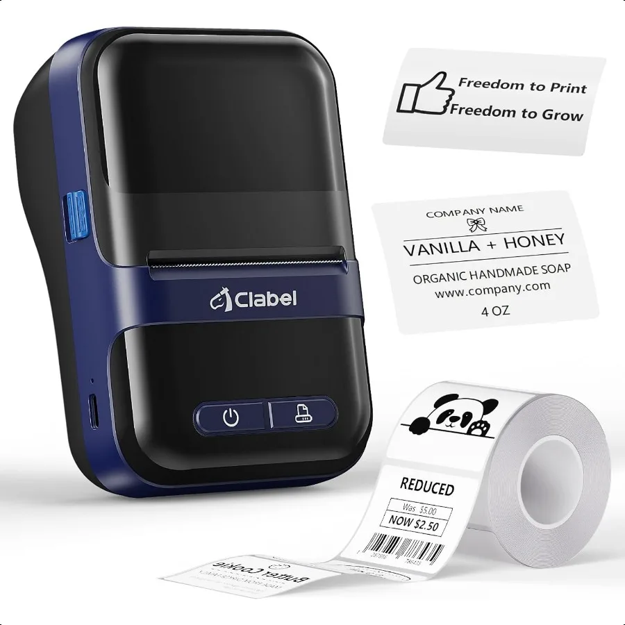 

Этикетка Maker 300 точек на дюйм hine: 230B Bluetooth Термопринтер этикеток 2-дюймовый портативный принтер со штрих-кодом для небольшого бизнеса в домашнем офисе Retai