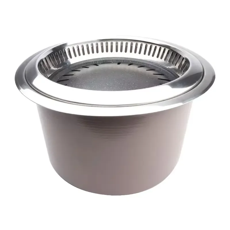 Electric Indoor Grill Commercial Korean BBQ Tabletop Stove Restaurant Smokeless Cooking Oven Portable Non Stick Plate for