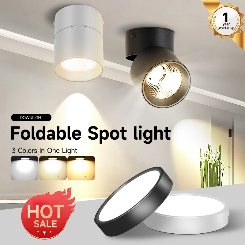 

Led Downlight Spot Led Down Light Ceiling Lights Spotlight 220V 5W/10/15/25W Surface Mounted Lamp for Indoor Lighting Kitchen