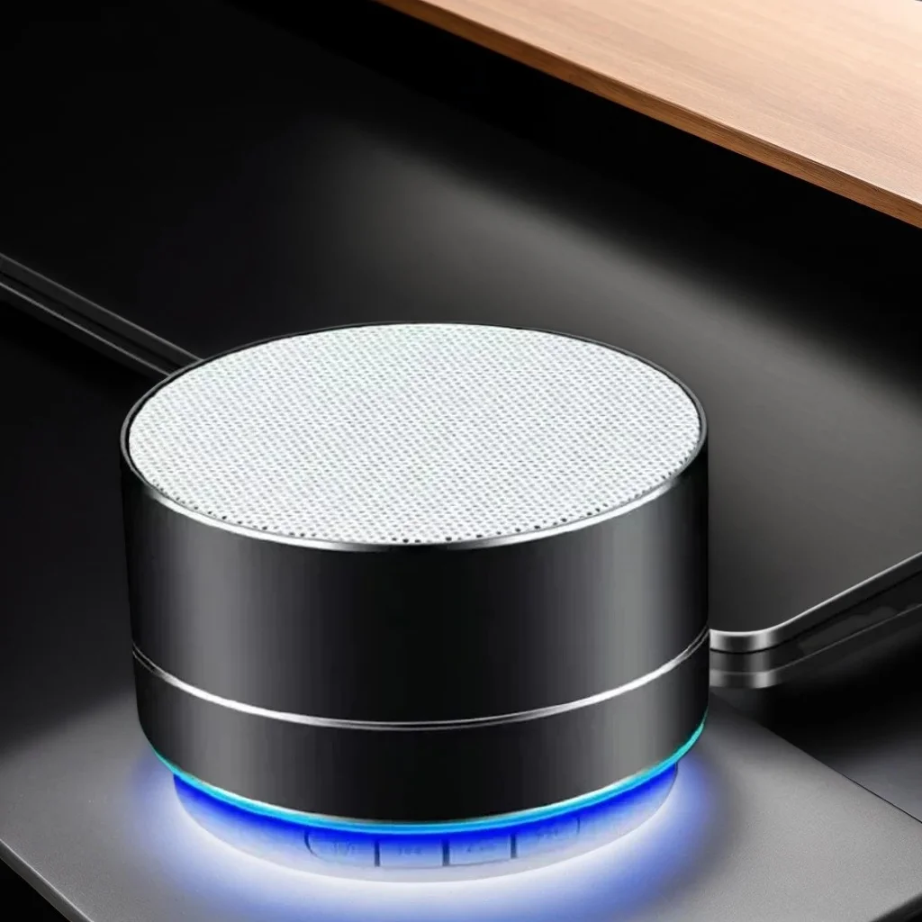 

A10 Wireless Bluetooth Speaker - Small Steel Subwoofer, Portable Mini Speaker (Gift Idea), Various Colors Available