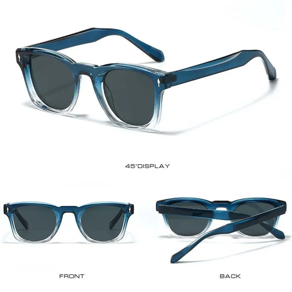 Gafas de sol Retro de gelatina ligeras a la moda, gafas de sol polarizadas de aleación para hombres, gafas de sol PC HD para mujeres, gafas Anti-UV para pasarela