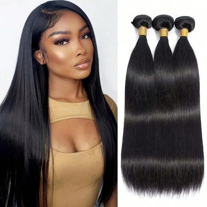 

15A Bone Straight Bundles 100% Burmese Raw Human Hair Bundles Extensions Unprocessed Straight Hair 1 3 4 Bundle 8-32 Inch