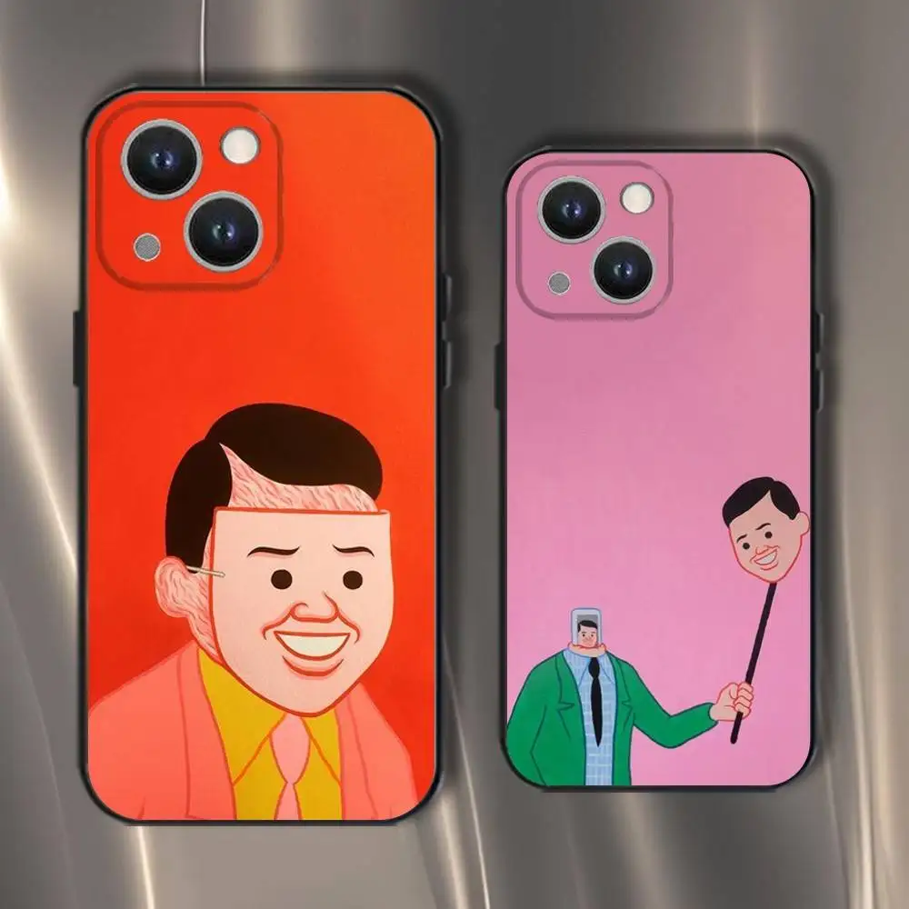 

Art Joan C-Cornella Funny Phone Case For iPhone 16,15,14,13,12,11,Pro,XS,Max,XR,Plus,E,SE4,Mini Black Soft Cover