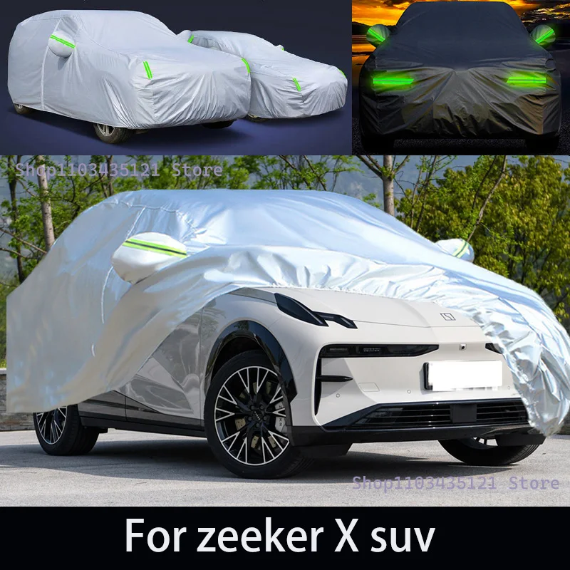 For zeeker X suv Outdoor Protection Full Car Covers Snow Cover Sunshade Waterproof Dustproof Exterior Car accessories