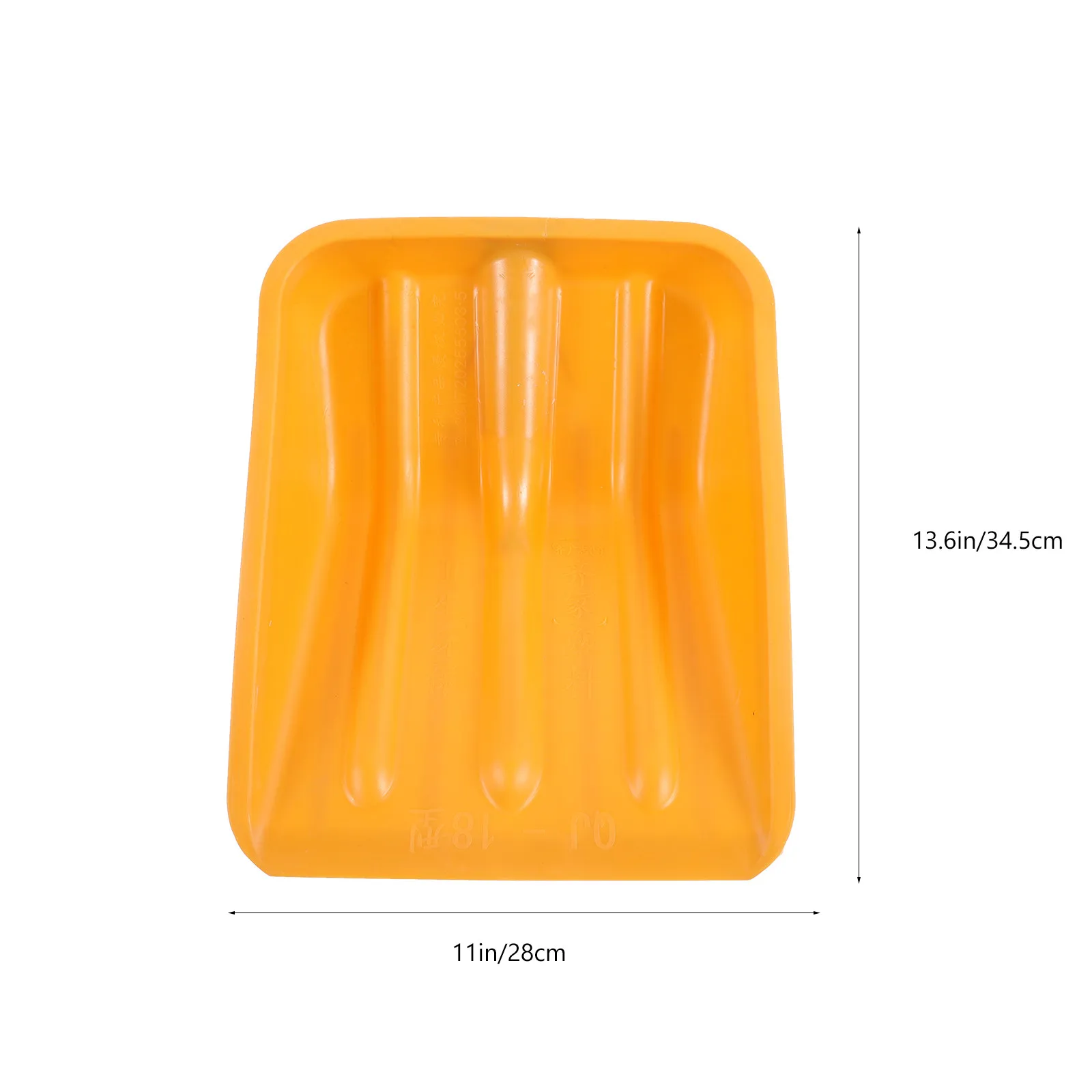 2 Pcs Gardening Soil Shovel Part Car Snow Removal Tools DIY Enthusiasts Dustpan Scoop Head