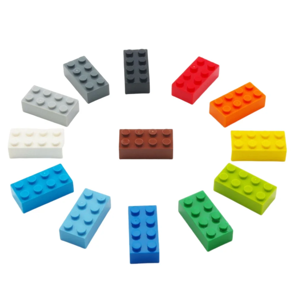 

1-10PCS Brick 2 x 4 Compatible With 3001 Pieces OF Children's DIY Assemble Building Blocks Technical Toys Children Gifts
