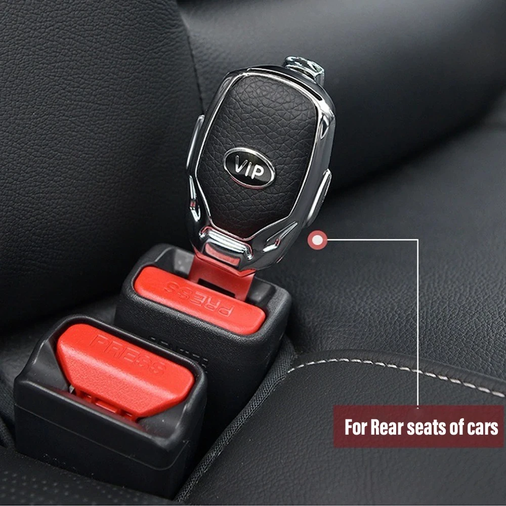 

1Pcs Car Seat Belt Clip Extender Safety Seatbelt Lock Buckle Plug Thick Insert Socket Extender Safety Buckle Car Accessories