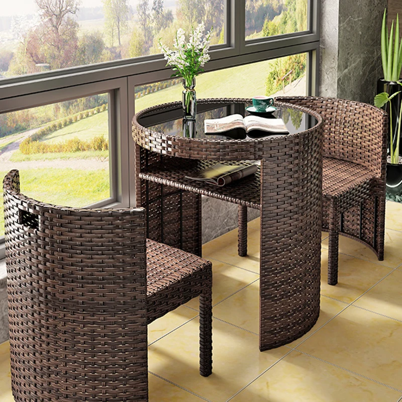 

Designer Retro Garden Furniture Sets Rattan Chairs Garden Furniture Sets Nordic Outside Giardino Arredo Garden Furniture Outdoor