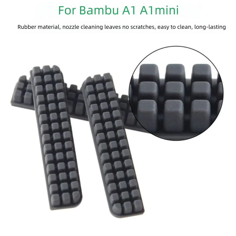 Silicone Silicone Brush Mounted Design Scrubber Function Nozzle Cleaning Tool 3D Printer Tool For Bambu Lab A1 Mini
