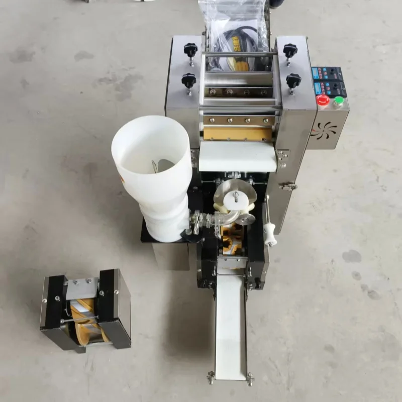 Commercial Automatic Dumpling Making Machine, Multifunctional Samosa Empanada Stuffed Pastry Filling Equipment