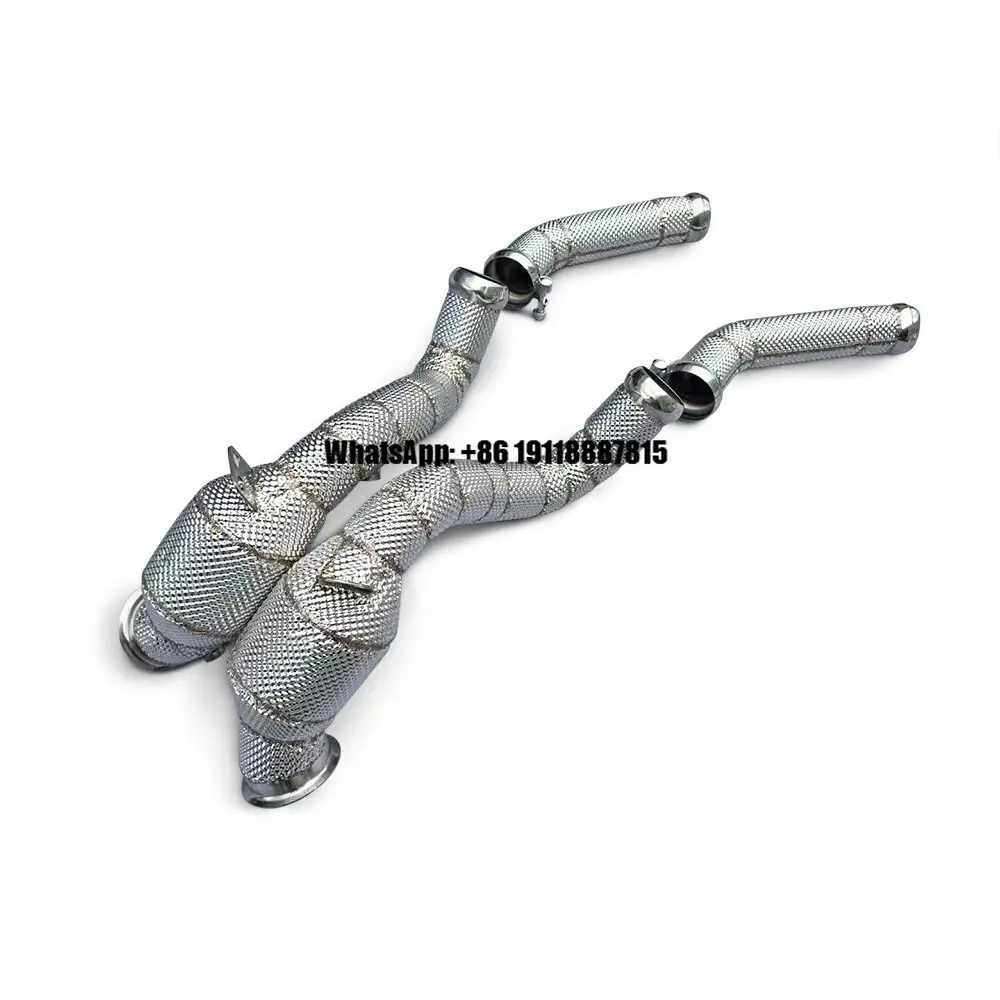 

New Design High Flow Catted Downpipe for Mercedes-benz C63/c63s W205 4.0t Sus304 Car Exhaust System Racing Car