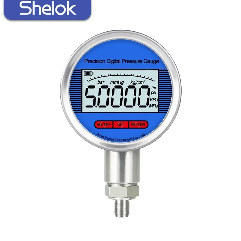 Hot Selling Pately 4Mm for Hand Precision Hydraulic Oil Water Digital Pressure Gauge Manometer