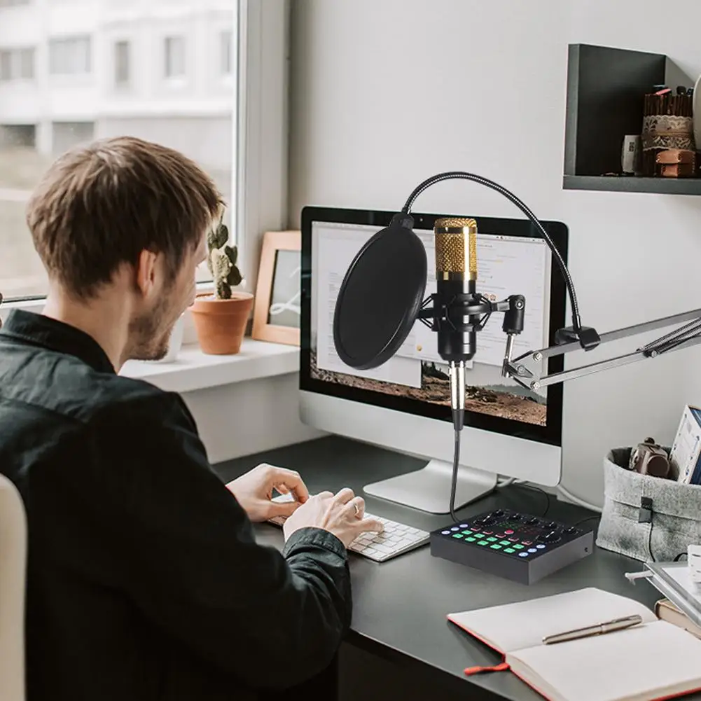 Kartu Suara Penyetelan Streaming Langsung Penyetelan Suara Variabel Streaming Papan Langsung Peralatan Audio Hiburan Multifungsi B9S8