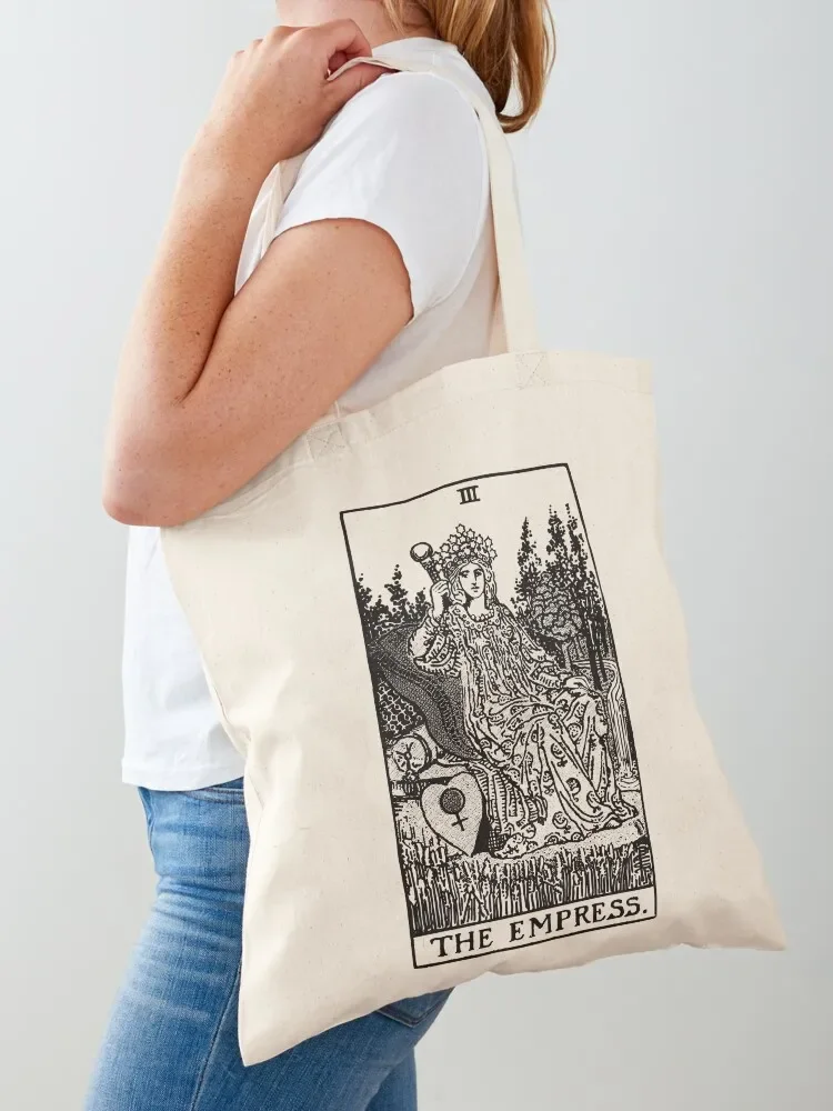 

The Empress Tote Bag custom tote bag shopper bag women canvas university shopper Woman shopper