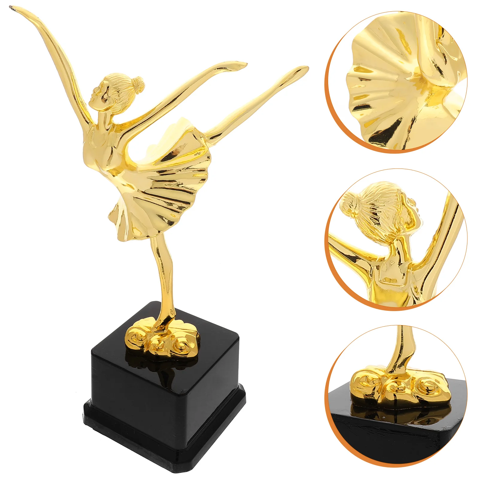 Dancing Dance Competition Trophy Decor Ornament Colored Delicate Plastic Cup Contest Award Model