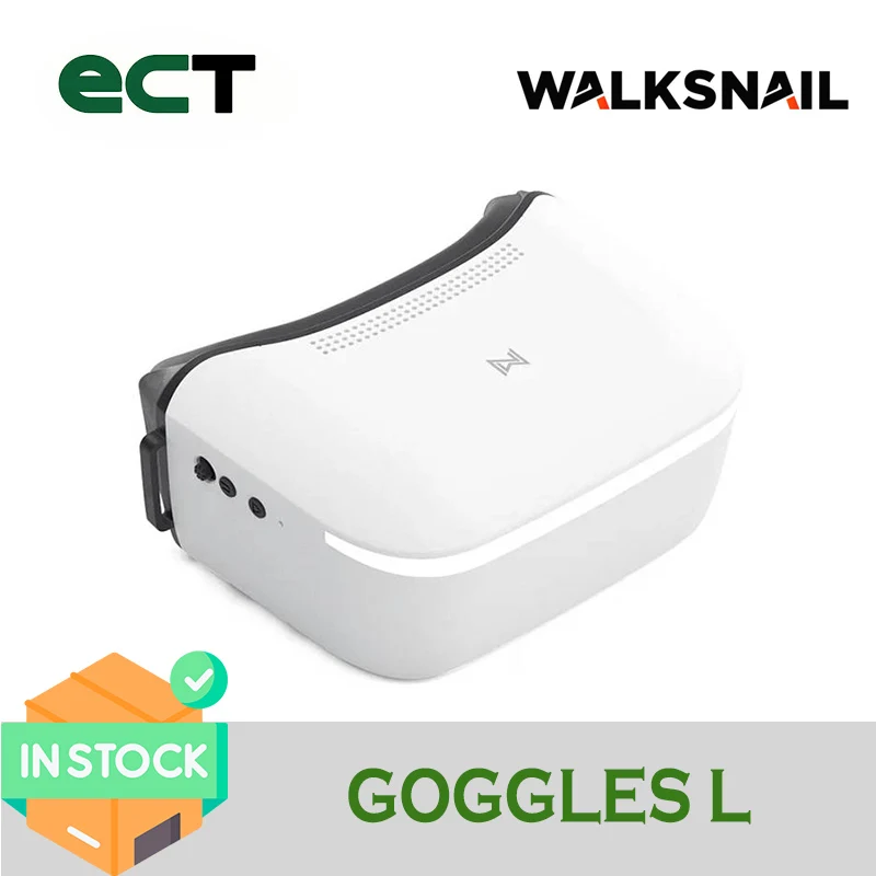 

Caddx Walksnail Avatar HD FPV Goggles L 1920x1080 4.5 Inch 4km Distance Head Tracking for RC Cars FPV Drones Fixed-wing Gimbal