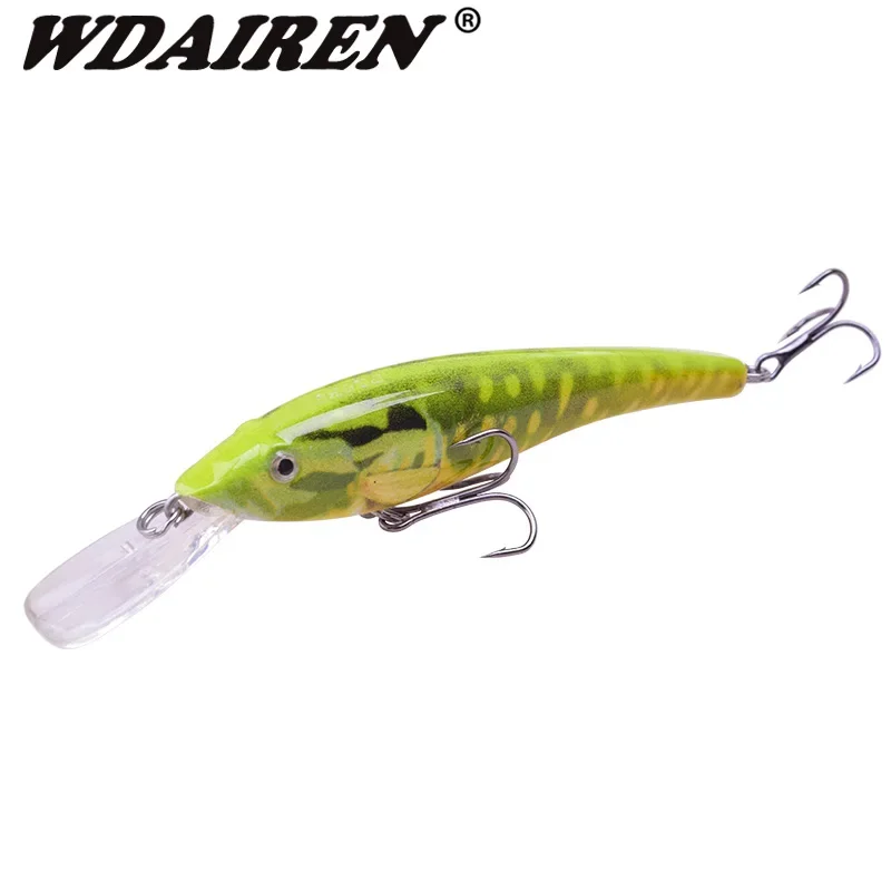 Señuelo Minnow 3D realista – Wobbler duro para pesca de depredadores - imagen 5