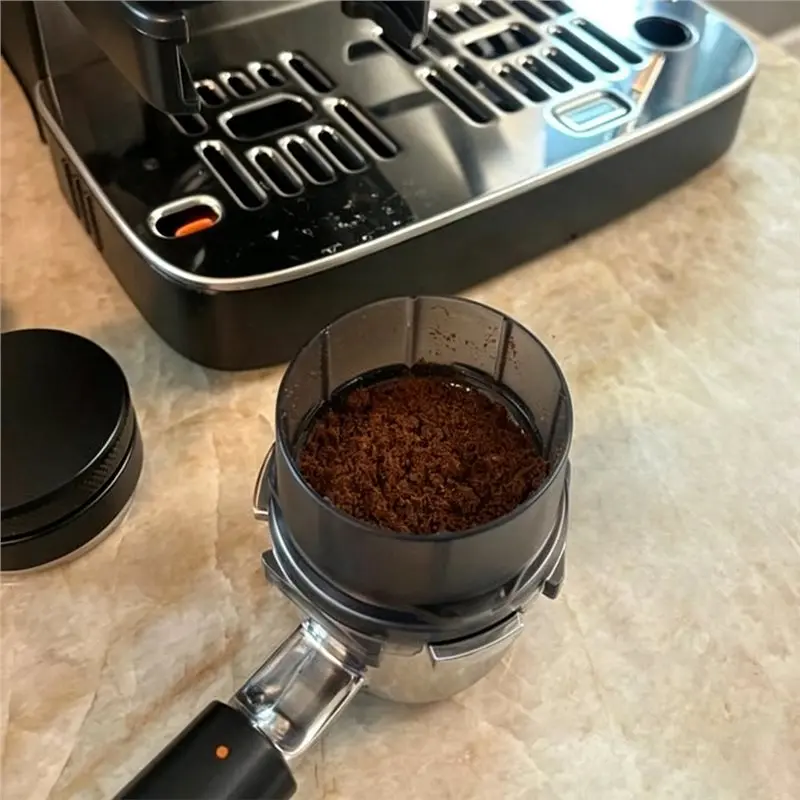 [HOT!A24R】 Powder Receiver Coffee Dosing Catch Ring For Ninja Luxecafe Mini PLUS ES301 ES351 Coffee Grinder Funnel Anti-Spill
