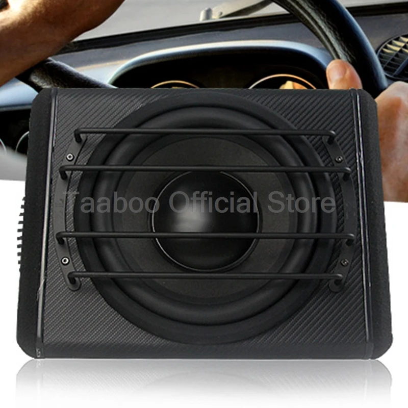 10 Inch 800W Super Subwoofer Car Audio High Power 12V/24V Speaker Fever DIY Car Truck Active Speaker Modification Car Sound