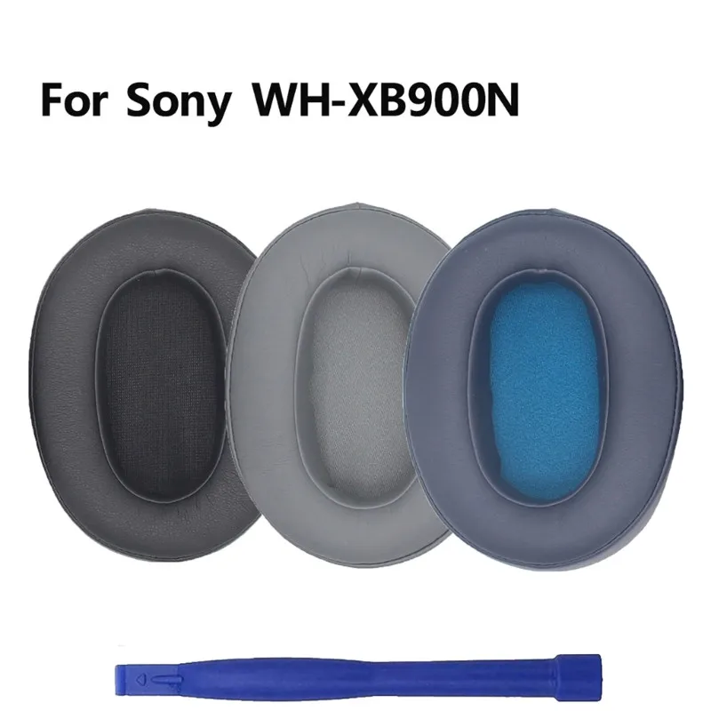 Replacement Potein Leather Earpads Ear Pad Cushion Cover Repair Parts For Sony WH-XB900 WH XB900 XB900N WH-XB900N Headphones