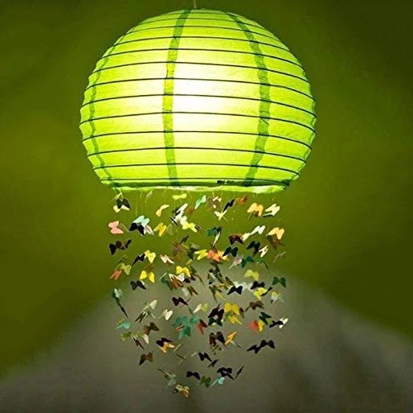 Rtyuyu 20 Pack Chinese Round White Paper Lantern,Paper Lanterns Hanging Lanterns Wedding Party Decorations