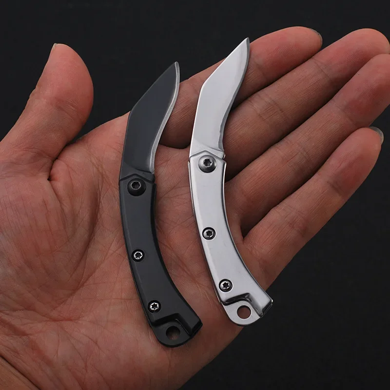 กระเป๋ากลางแจ้ง EDC Multi-Function ตัดเครื่องมือ MINI SHARP แบบพกพารื้อถอน Express ผลไม้มีด E Self-Defense Key CHAIN เครื่องมือ