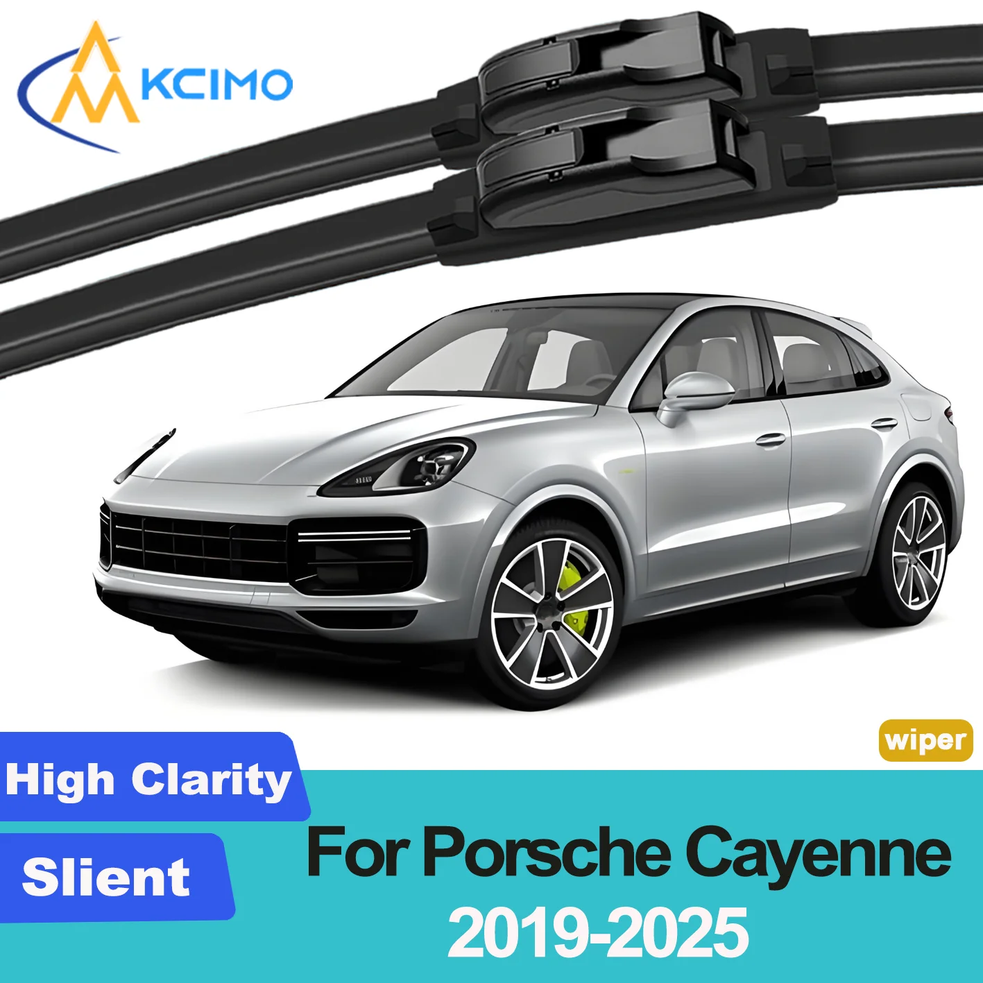 

KCIMO 2PCS New Wiper Blades for Porsche Porsche Cayenne E3 9YA/9YB 2019-2025 Front Windshield Auto Wipers Blade Accessories 2025