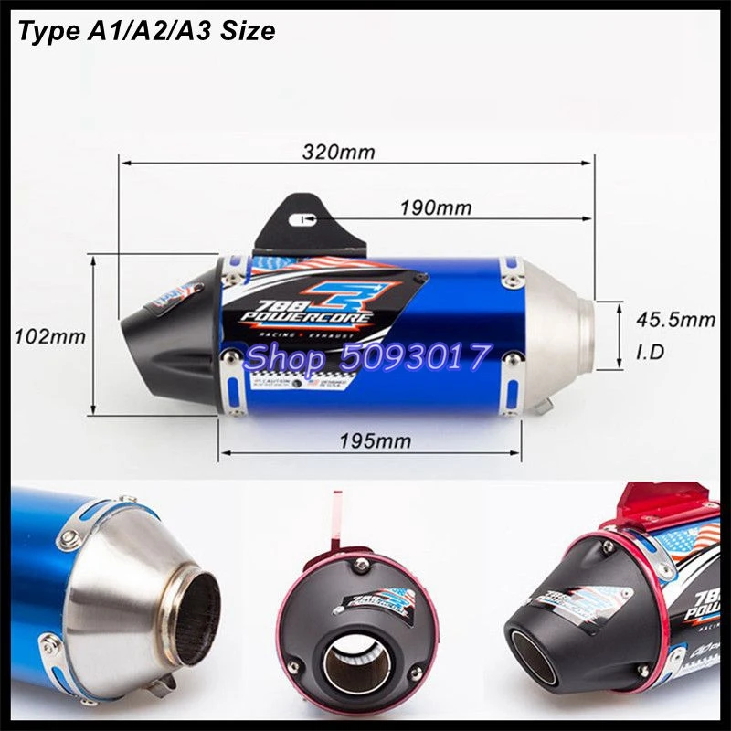 CRF250 CRF150 CRF230 Motorcycle Exhaust System Header Front Link Pipe Escape Moto Muffler for Honda CRF150F CRF230F 2003-2016