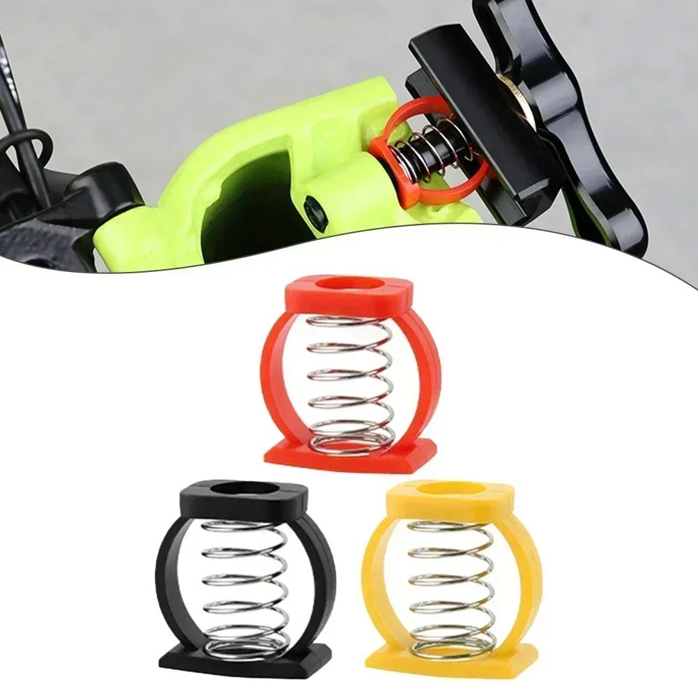 1 Pair Bike Spring Hinge Clamp Enhanced Hinge Clamp C Buckle Handle Tension Spring Holder For Brompton Folding Bike Frame Access view 2