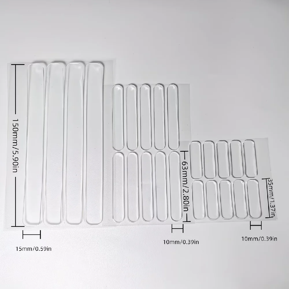 4/10/8/100PCS Self-Adhesive Clear Rubber Anti Slip Bumpers Feet Pads Damper Buffer Cabinet door Silicone Furniture Stop