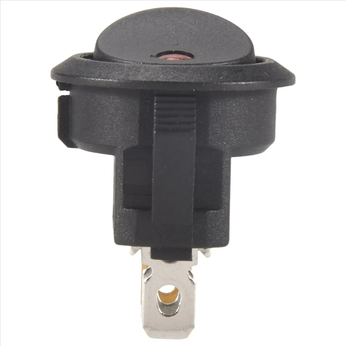 TCE 12V LED Inverter Rocking Rocker Switch ROUND SPST for BOAT Car Red