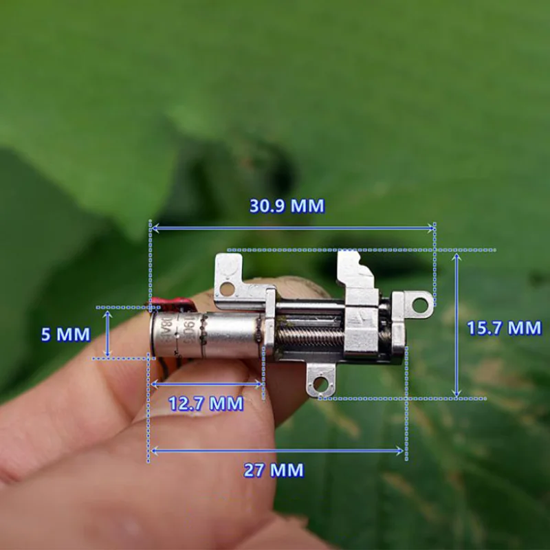 Mini Planetary Stepper Motor 5MM 2-phase 4-wire Mini Reduction Stepper Motor Precision Metal Lifting Mini Ball Bearing Toy Model