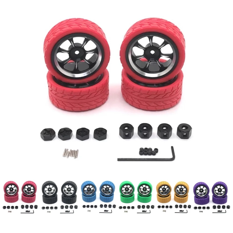 

Metal Wheel Hub Tires For WLtoys WPL MN LC JJRC HengLong 1/18 1/16 1/14 1/12 RC Car Upgrade Parts