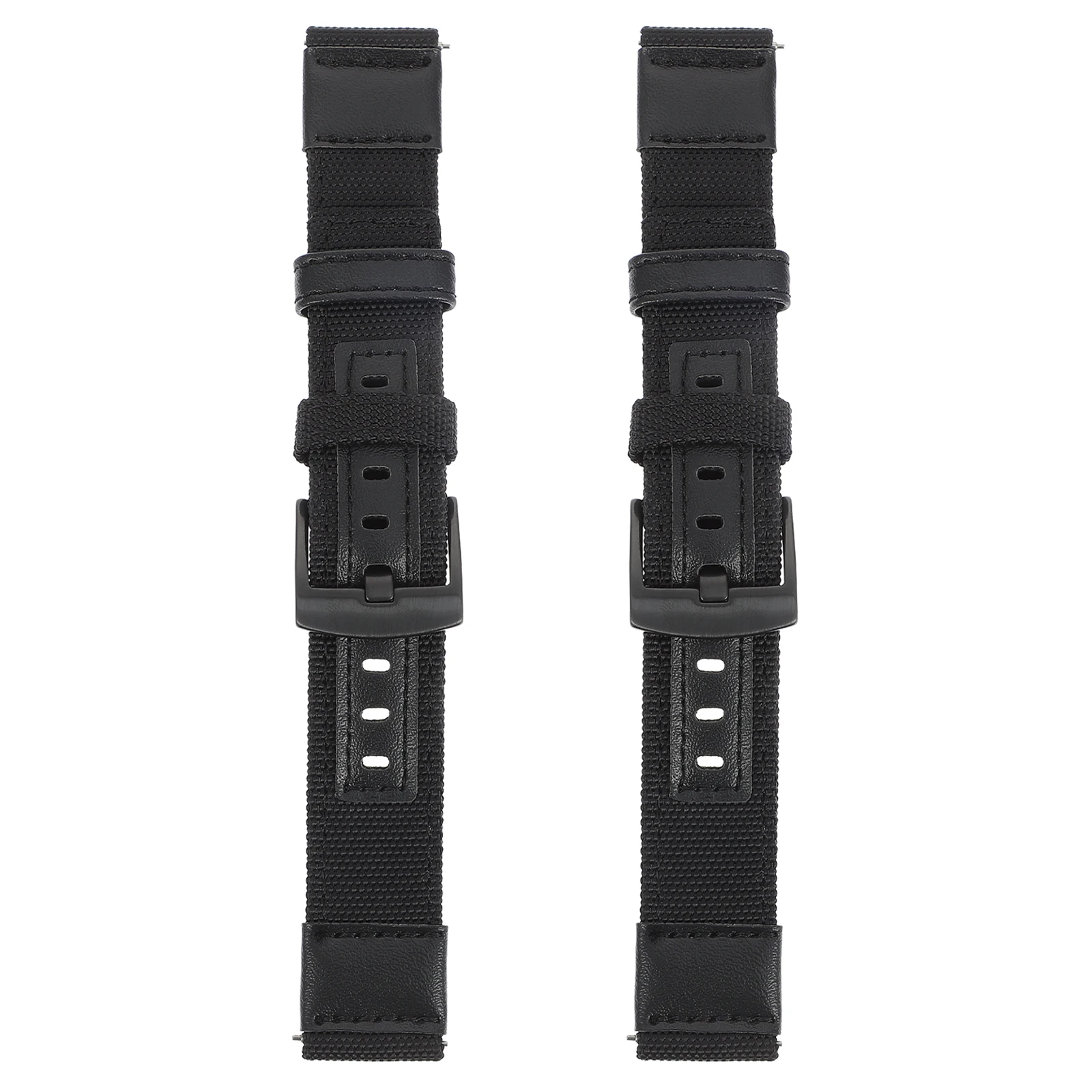 

2Pcs Nylon Watch Straps Stainless Steel Waterproof s Replaceable B Adjustable Size Gift Choice Prolong