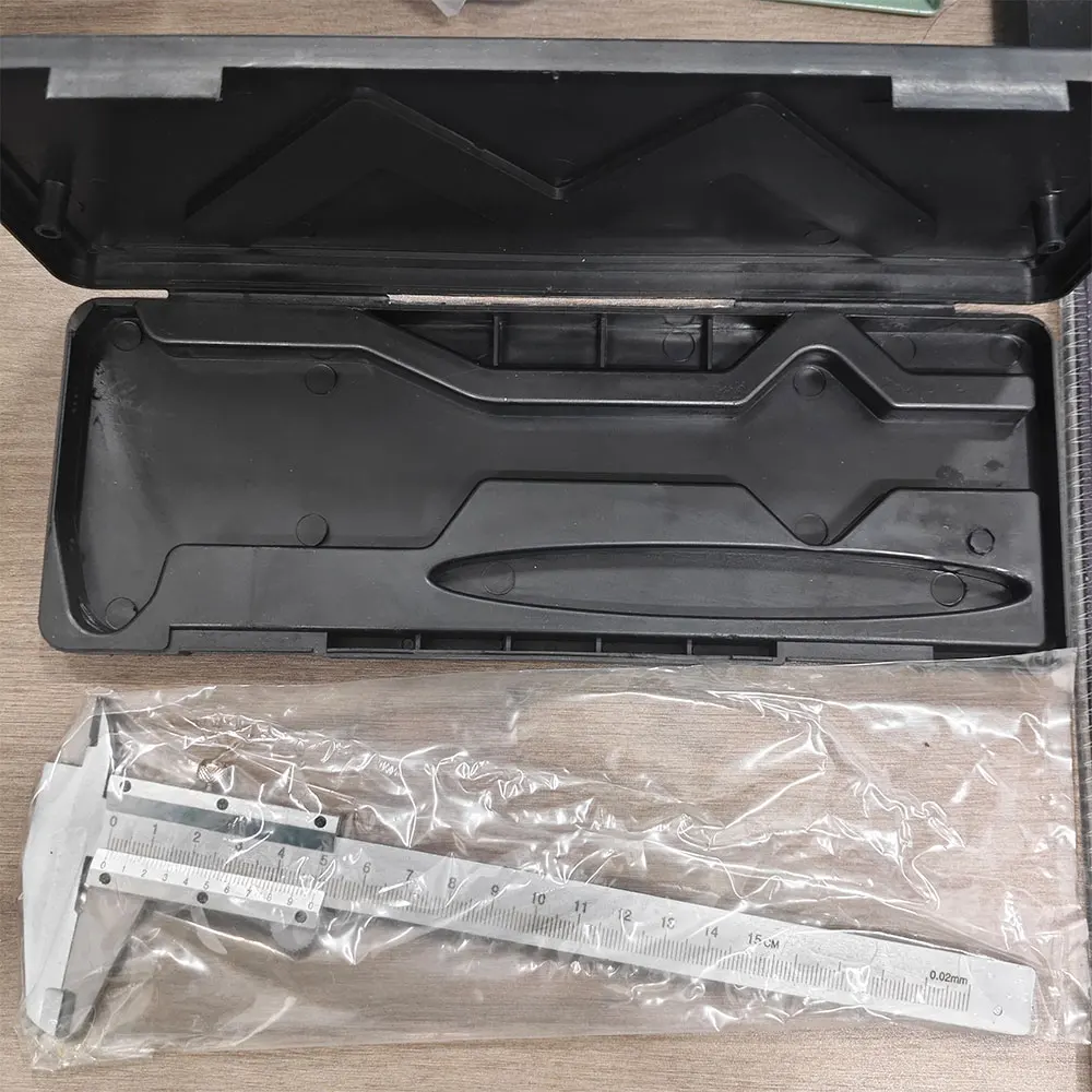 Stainless Steel Vernier Caliper Measuring Tool Sliding Gauge Inside Outside Thickness Depth Step Micrometer Accuracy Gauge 150mm