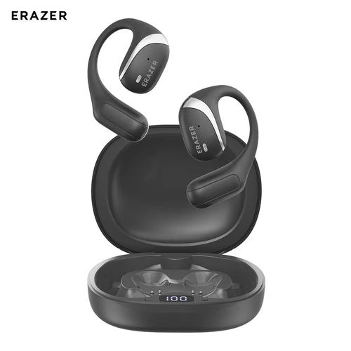 Imagen 1 del producto ERAZER-auriculares inalámbricos X9 con Bluetooth 5,4, cascos deportivos con micrófono, Control táctil, cancelación de ruido, impermeables